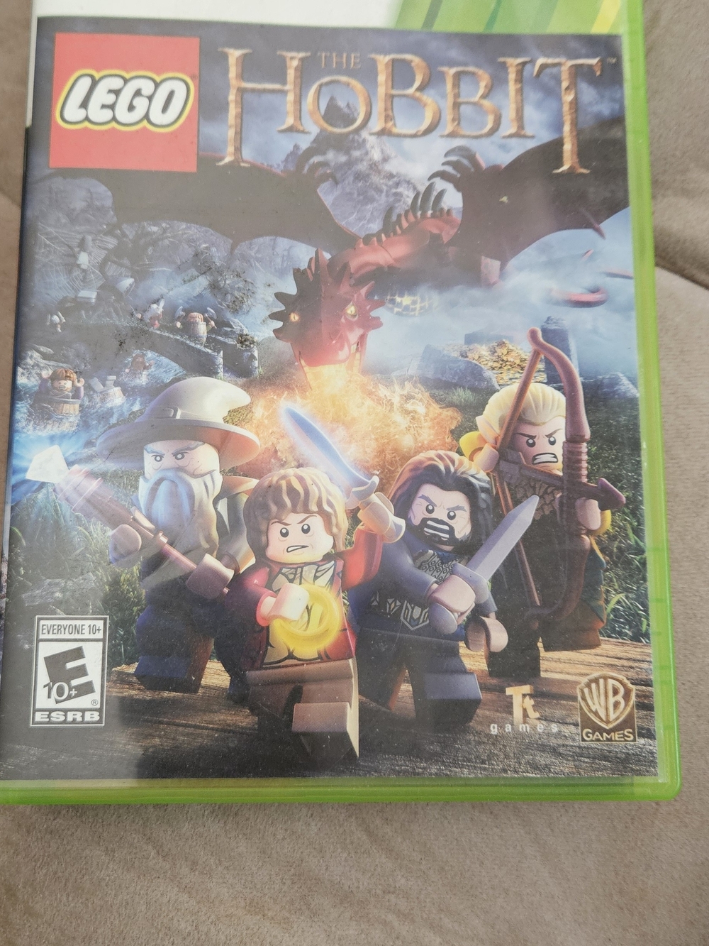 Lego The Hobbit Xbox 360 Game Case & Manual